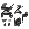 Trio Zelia S Dark Grey com a base Familyfix 360º Pro da Maxi Cosi
